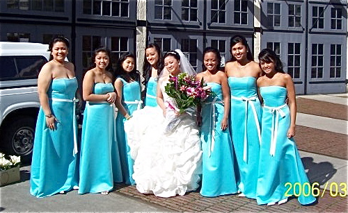 Danelle 39s Wedding Tiffany blue 